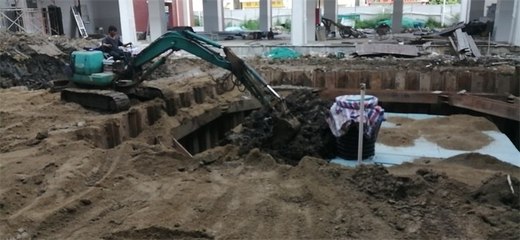 廣州工業園區雨水收集利用系統模塊水池項目工程環保設施施工實踐